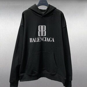 Balenciaga Graffiti Hoodies Sweatshirts Black